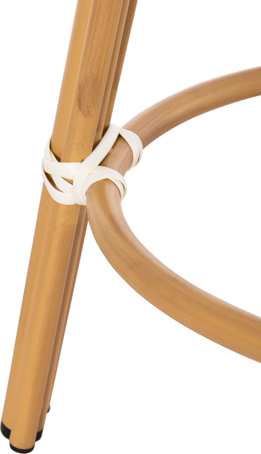 Karrige për bar, lartësi mesatare, pamje bambuje, CHINO FH6286.03, 43x43x65 cm