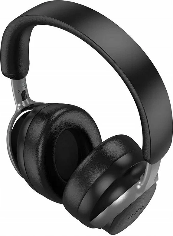 Kufje Bluetooth Hoco W53 Plus, ANC, Bluetooth 5.4, bateri 800 mAh (deri 90 orë), AUX/USB-C/TF, zi