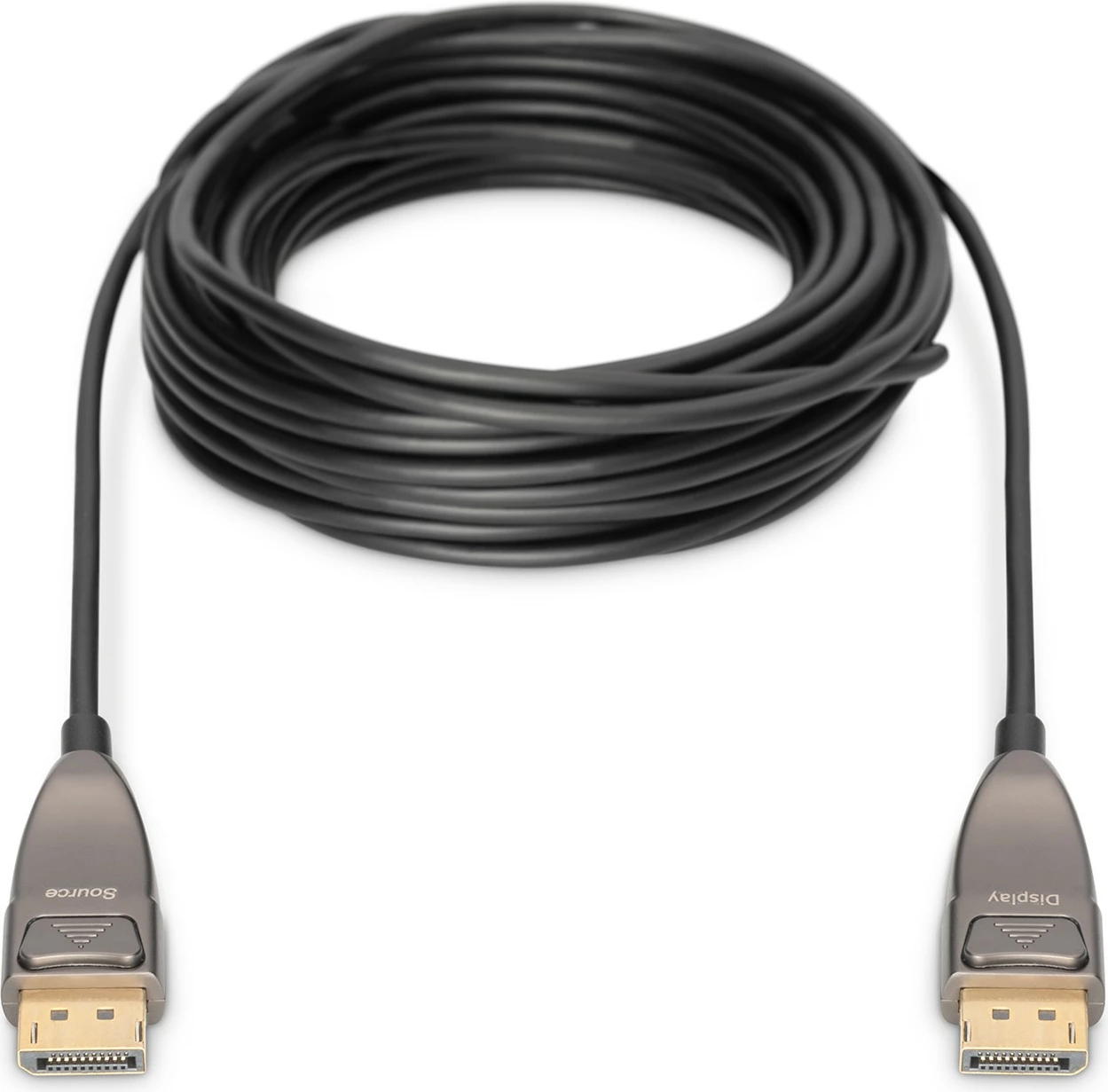 DisplayPort kabllo optike Digitus AOC Hybrid, 20m, 8K, i zi