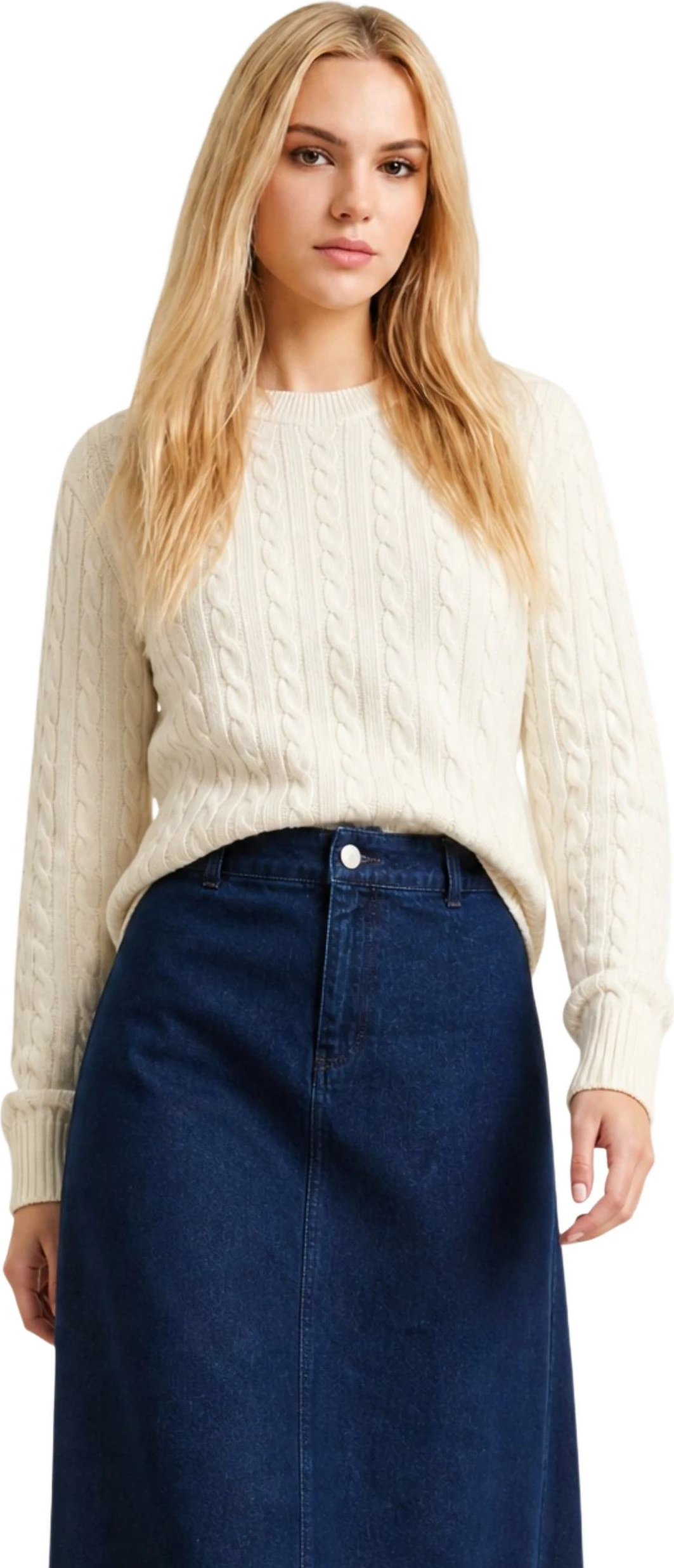 Xhemper për femra Barbour Ashdown 262MLKN1834, krem
