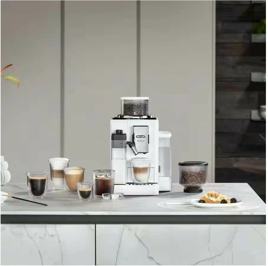 Makinë kafeje De'Longhi Rivelia EXAM 440.55, automatike, 19 bar, LatteCrema Hot, e bardhë