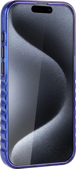Mbështjellës Audi IML Big Logo MagSafe për iPhone 15 Pro, Blu