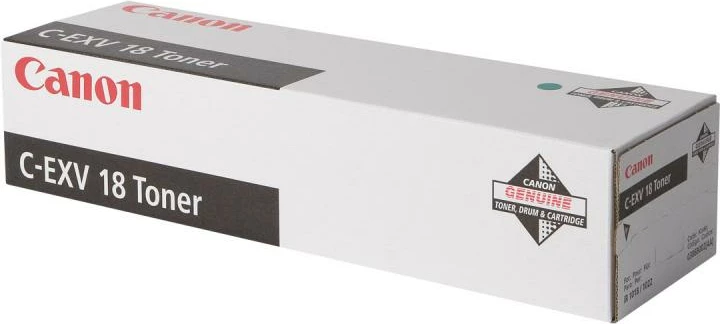 Toner Canon C-EXV 18, rendiment 5.5k–8.8k faqe, i zi