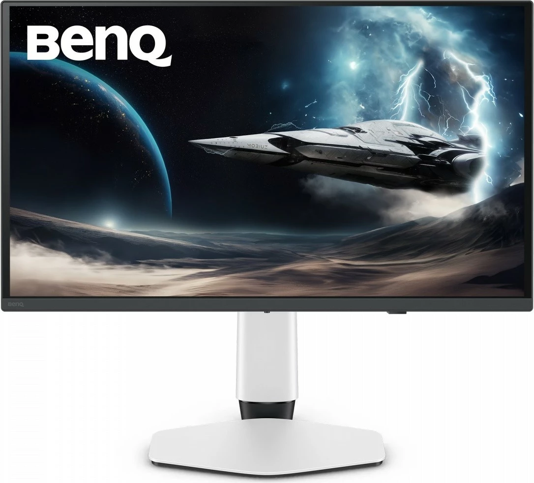 Monitor BenQ EX271UZ 26.5" 4K UHD 240Hz OLED QD‑OLED 0.03ms HDR1000 VRR eARC, ngjyrë zi/bardh
