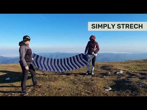 Dyshek kampingu LayOn LAYON 188 x 65 x 7 cm, AirFlow, R-value 1.4, jeshile