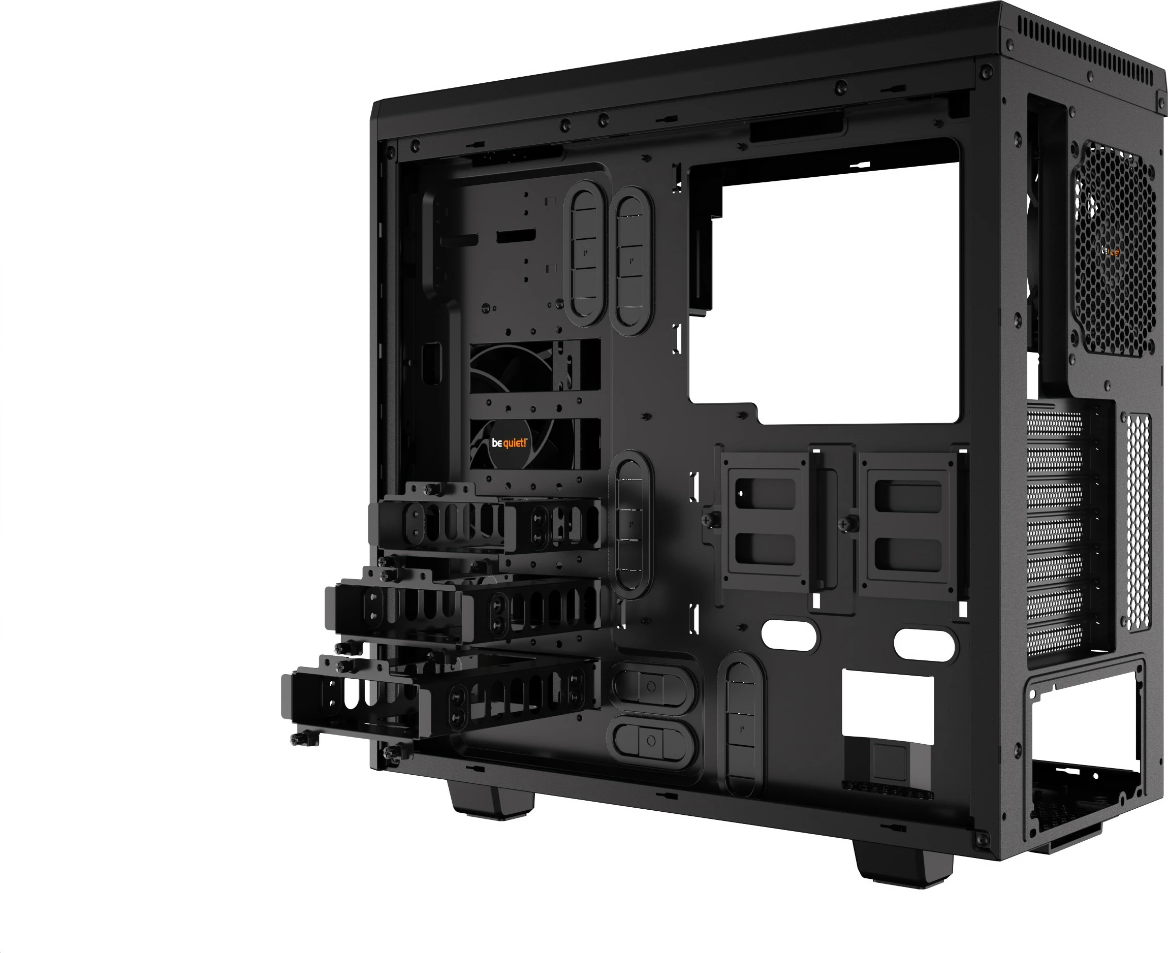 Kasë Be Quiet! Pure Base 600 Window, Midi Tower, PC, e zezë