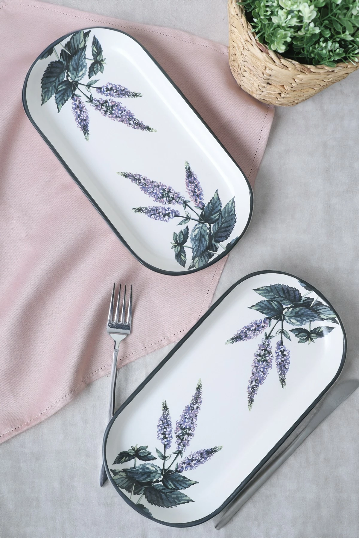 Set pjatash servirëse, 2 copë, Hermia Concept, X00018832