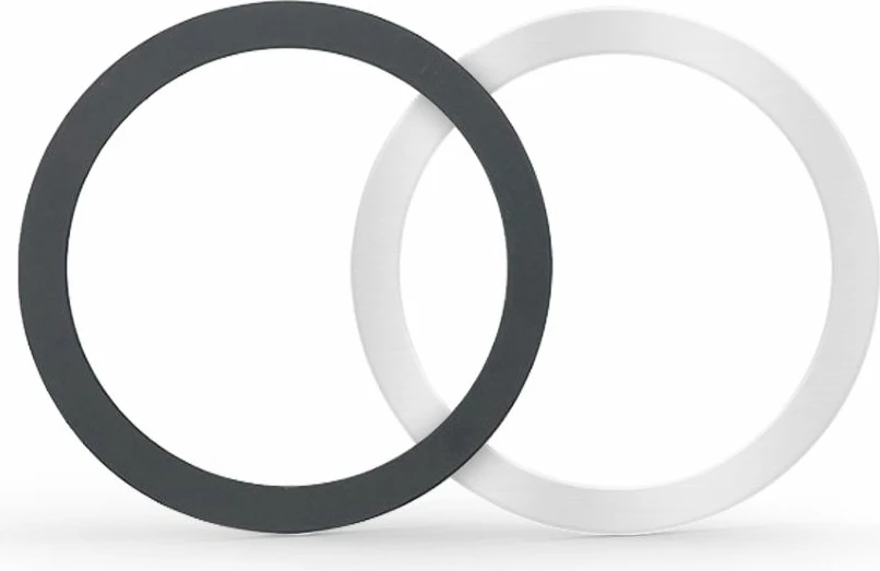 Unaza magnetike MagSafe Tech-Protect MagMat, set 2 copë, e zezë / argjendtë
