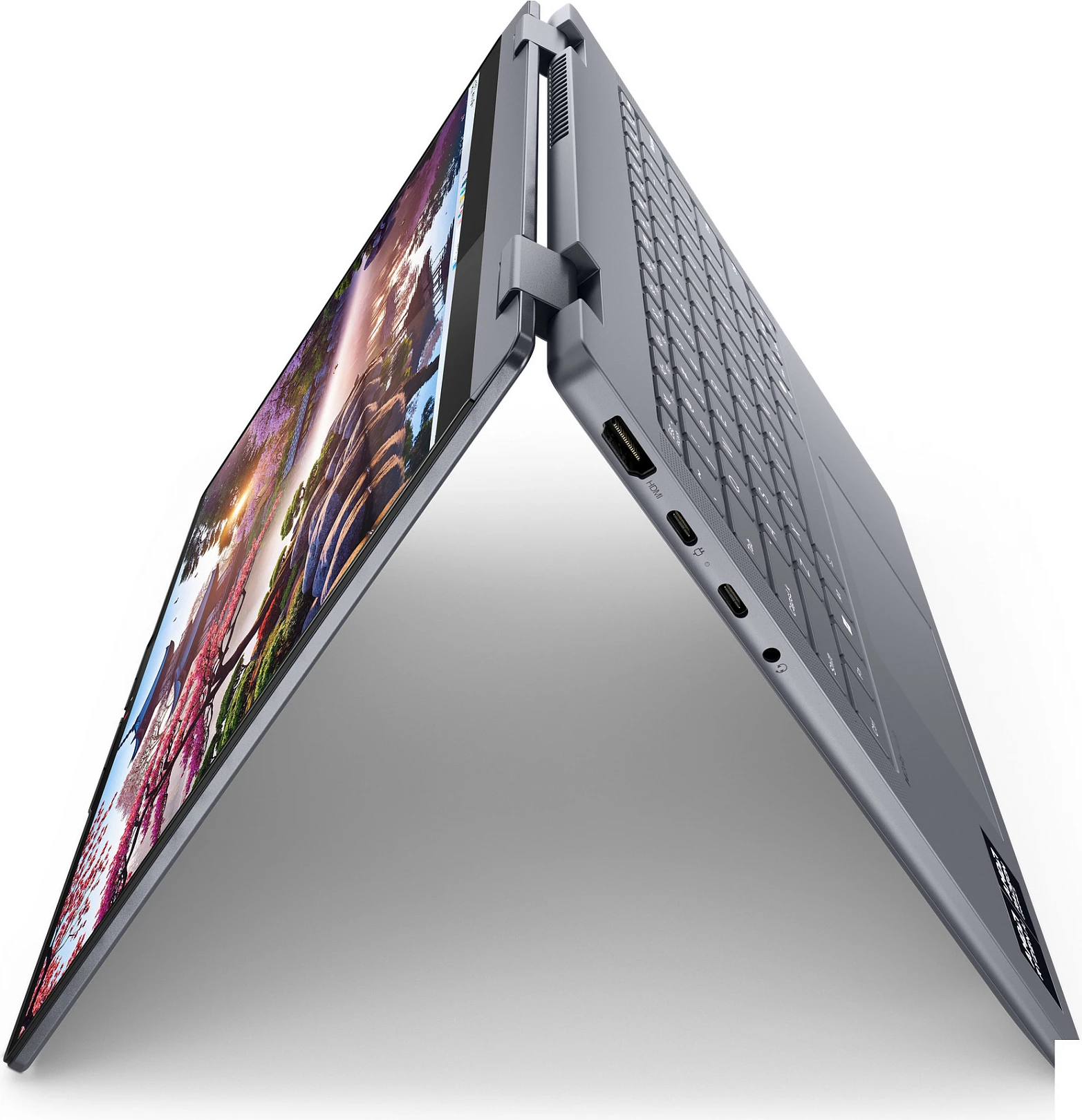Laptop 2-në-1 Lenovo IdeaPad 5, Ryzen AI 5 340, 16GB RAM Memorje, 512GB SSD, 14" WUXGA, Windows 11 Home, Luna Grey