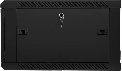 Kasë rrjeti Lanberg WF01-6606-10B, 19", 6U, 600x600mm, derë xhami, e zezë