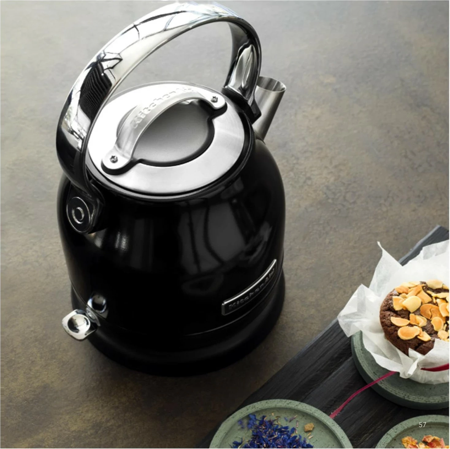 Çajnik elektrik KitchenAid Stella 5KEK1222E, 1.25L, inox, zi