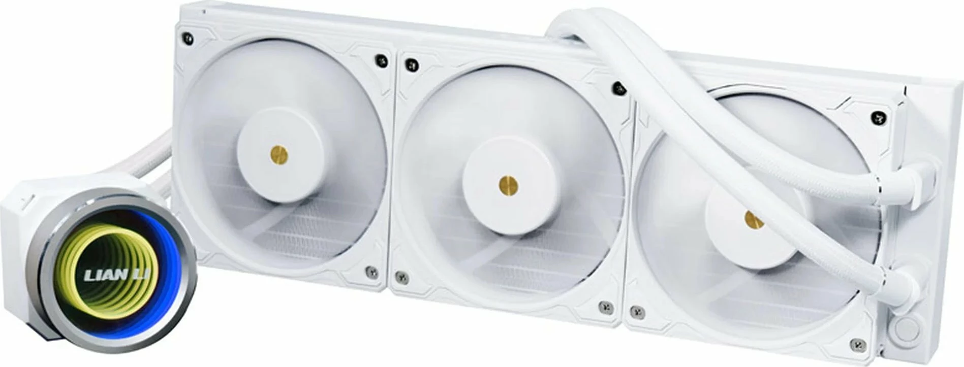 Sistem ftohje me ujë AIO Lian Li Galahad II Trinity Performance 360mm ARGB, i bardhë, 3x120mm