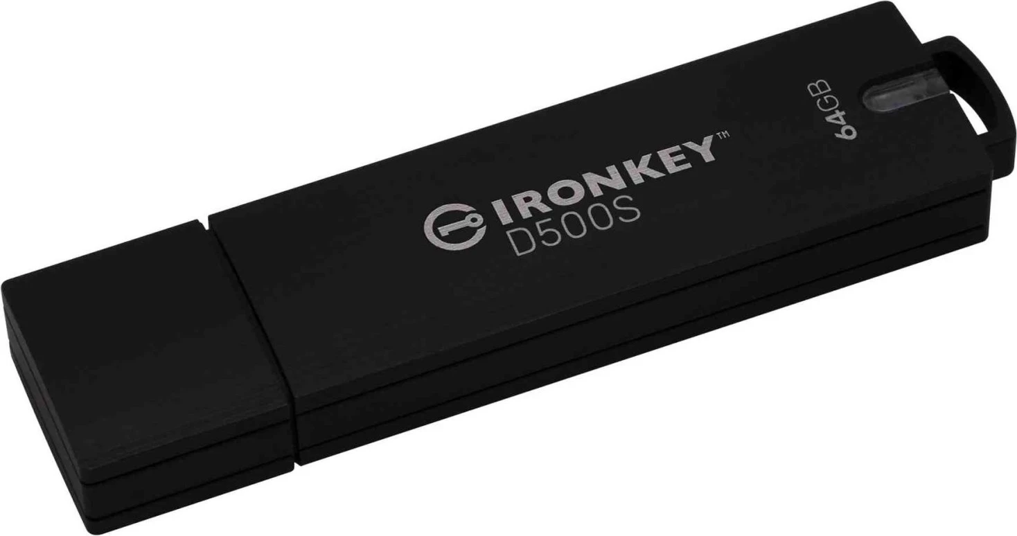 USB Kingston IronKey D500S, 64GB, FIPS 140-3 Level 3, e zi