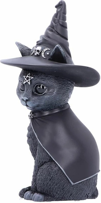 Figurinë dekorative NEMESIS NOW Purrah 13.5 cm, e zezë
