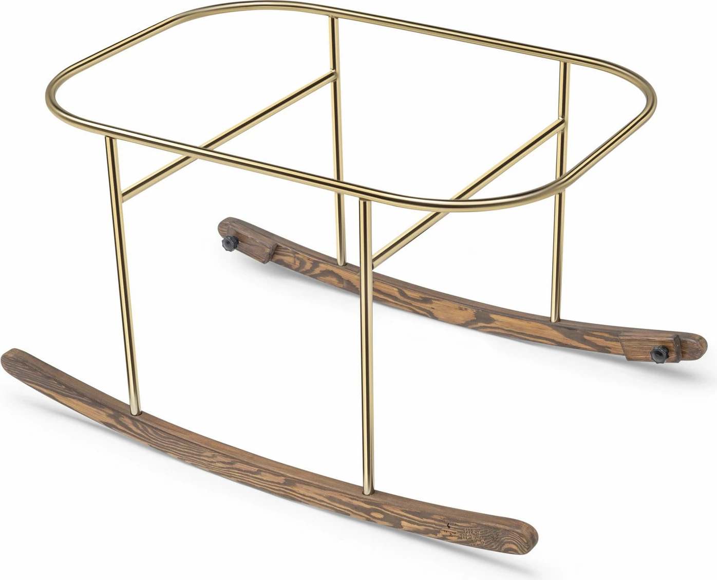 Djep për fëmijë, Skye Decor, metal i zi dhe ari