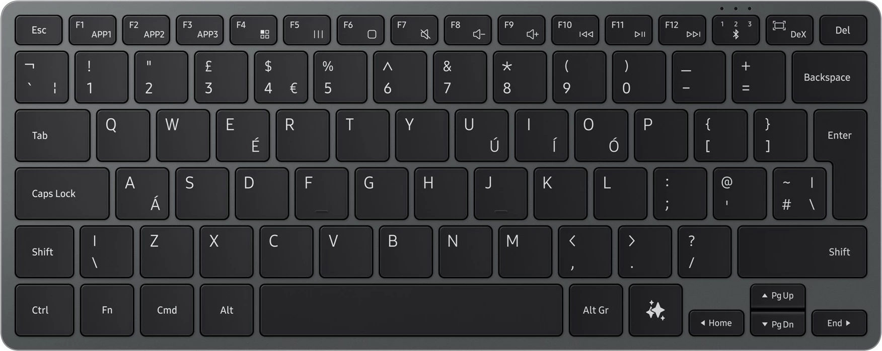 Tastierë Samsung Universal Smart Keyboard dark gray