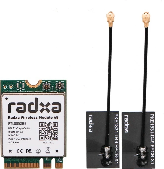 Modul wireless ALLNET Radxa A8, WiFi 6, BT5.2