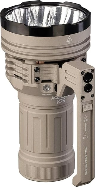 Elektrik dore AceBeam X75 XHP 70.3 MAO, LED, IP68, 176mm, 1.24kg, e bardhë