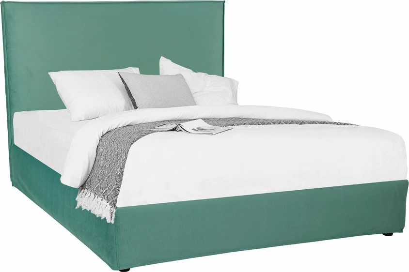 Krevati dopio pa hapësirë për dyshek 160x200cm, ngjyrë mint, TEXAS18, 161x207x122cm