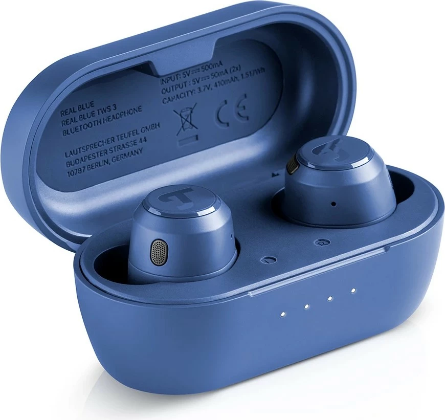 Kufje Teufel REAL BLUE TWS 3, true wireless, Bluetooth, steel blue