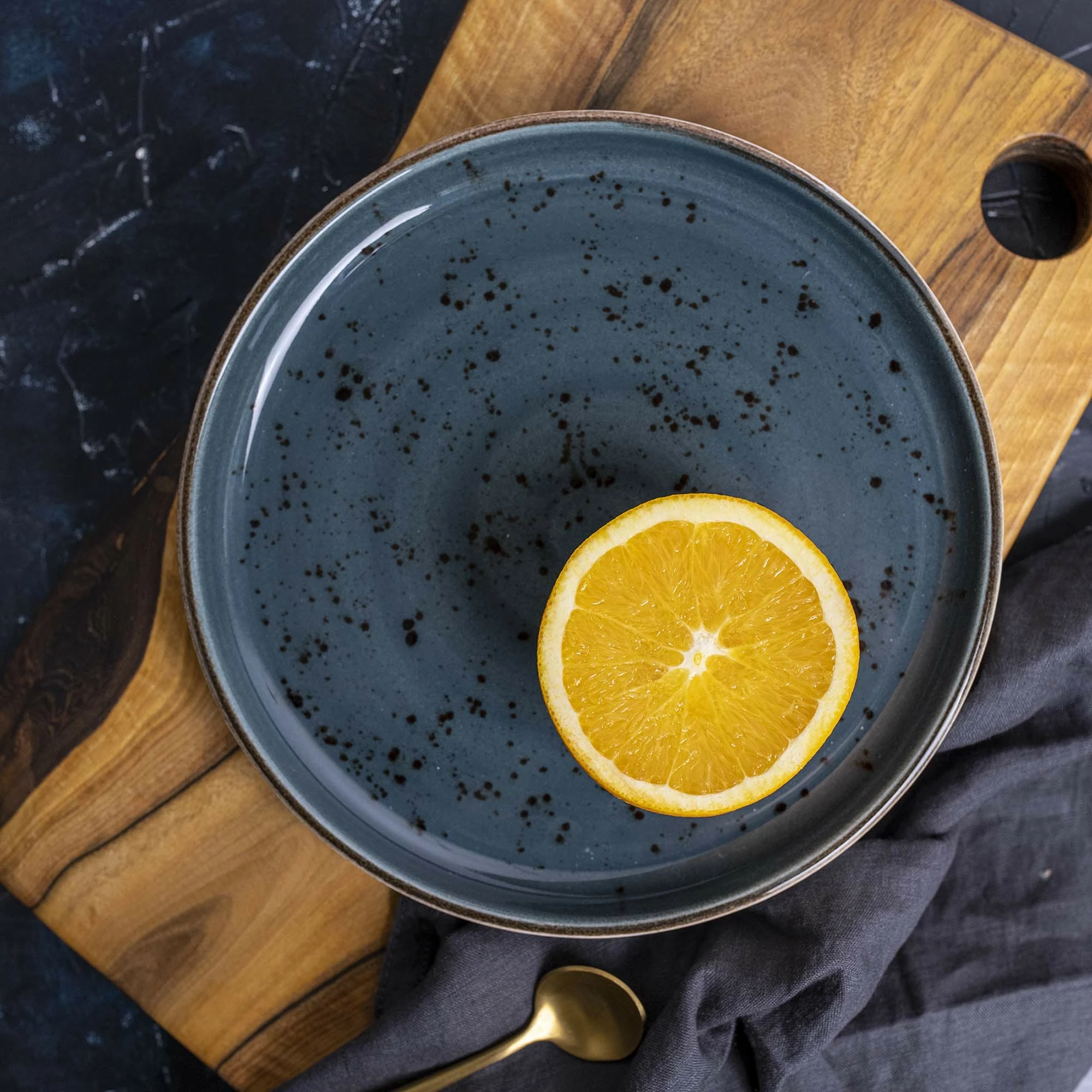 Tas coupe Fine Dine Arando 250 mm porcelan, gri, set 6 copë