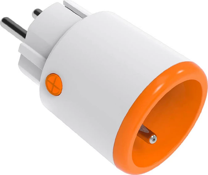 Prizë e mençur Neo NAS-WR15BH Zigbee, për Apple HomeKit, Google Home, Alexa, Tuya, e bardhë-portokalli