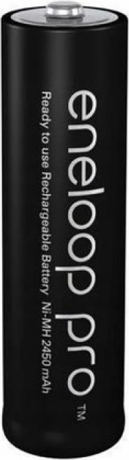 Bateri të rikarikueshme Panasonic Eneloop Pro AAA 930mAh 4 copë, të zeza me kuti