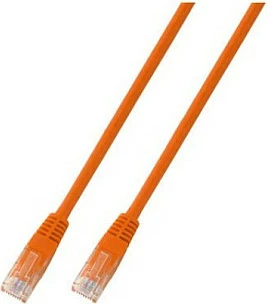 Kabllo rrjeti EFB Elektronik K8100OR, Cat6, 7.5 m, RJ45, portokalli