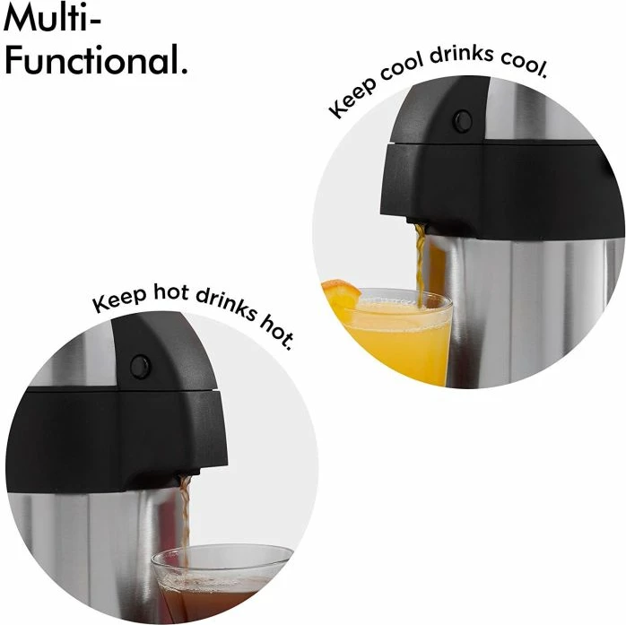 Termos VONSHEF 1507177 5L inox, argjend/zi