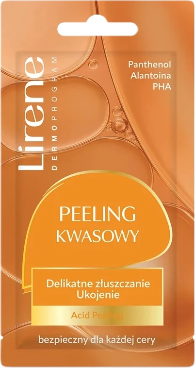 Peeling për fytyrë acidik Lirene për femra, 8ml