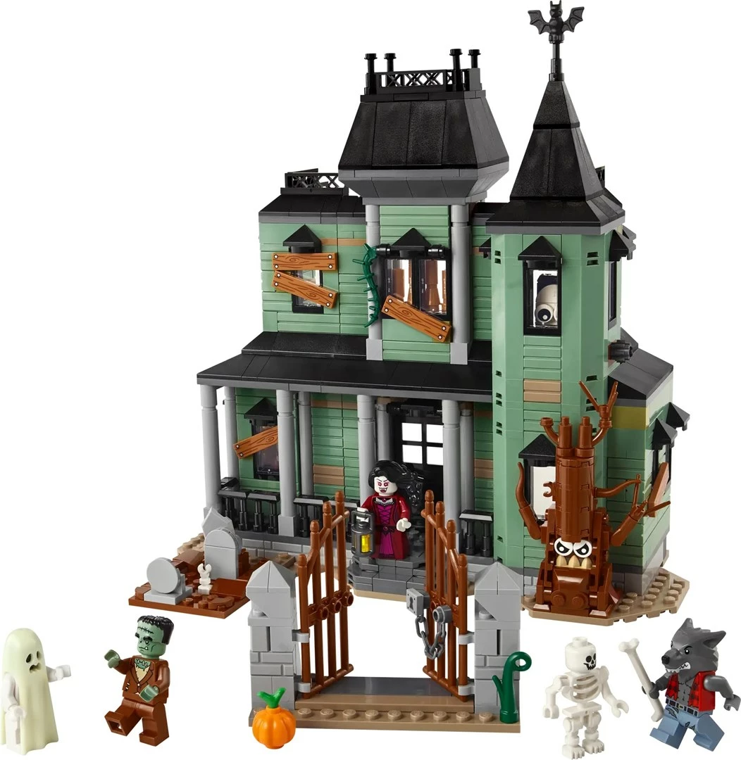 Set LEGO Creator 3 në 1 Haunted Mansion 31167, 736 pjesë, me 5 minifigura