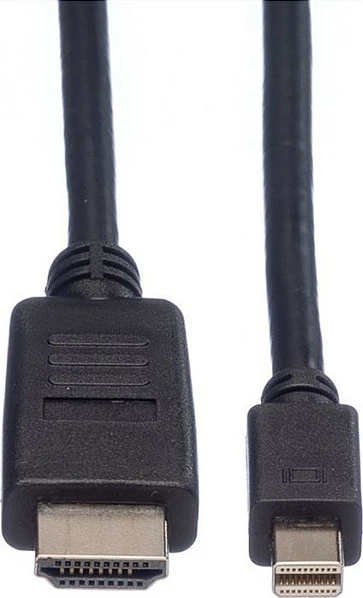 Kabllo ROLINE Mini DisplayPort në HDMI, 2 m, 1920x1200, e zezë