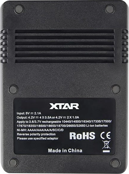 Bateri shtëpiake XTAR VC4, USB