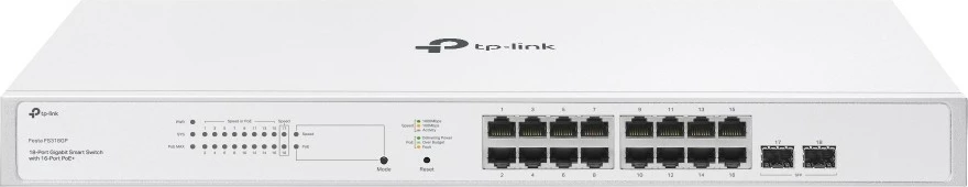 Switch TP-Link Festa FS318GP, L2/L2+, Gigabit Ethernet, PoE, Rack mounting
