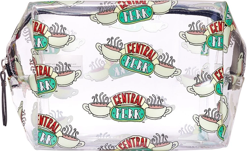 Çantë kozmetike Aura Central Perk Friends për femra, multikolor