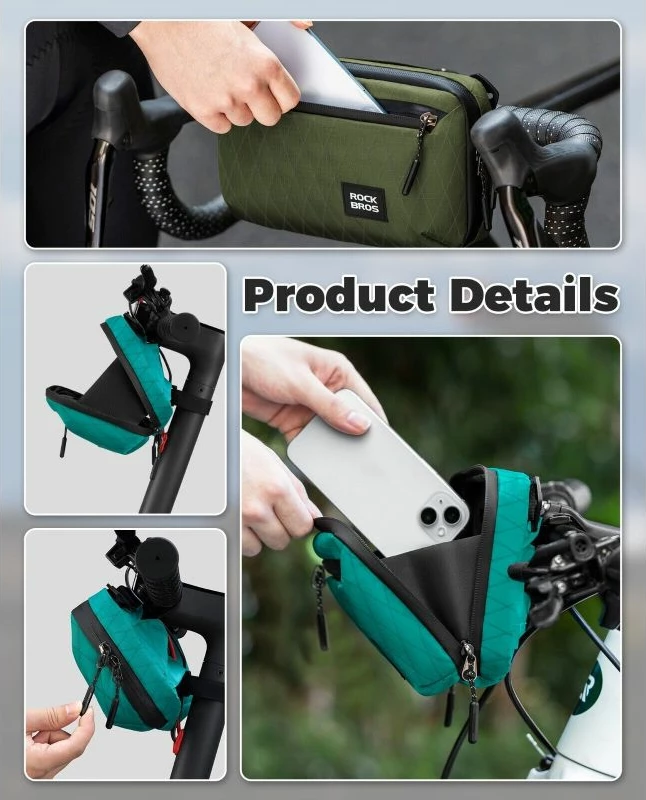Çantë dore për bicikletë Rockbros, kaltër