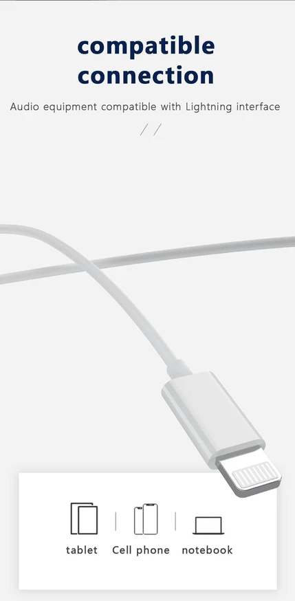 Kufje Jellico EP2A, Lightning, me mikrofon, të bardha