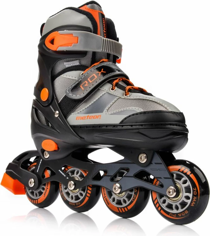 Rollerat për fëmijë Meteor, hiri dhe portokalli