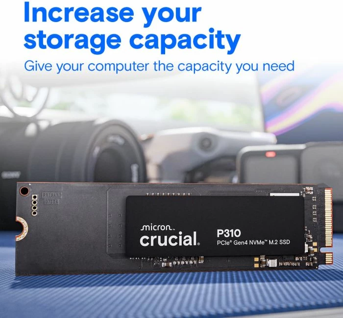 SSD M.2 NVMe Crucial P310 500GB PCIe Gen4 2280