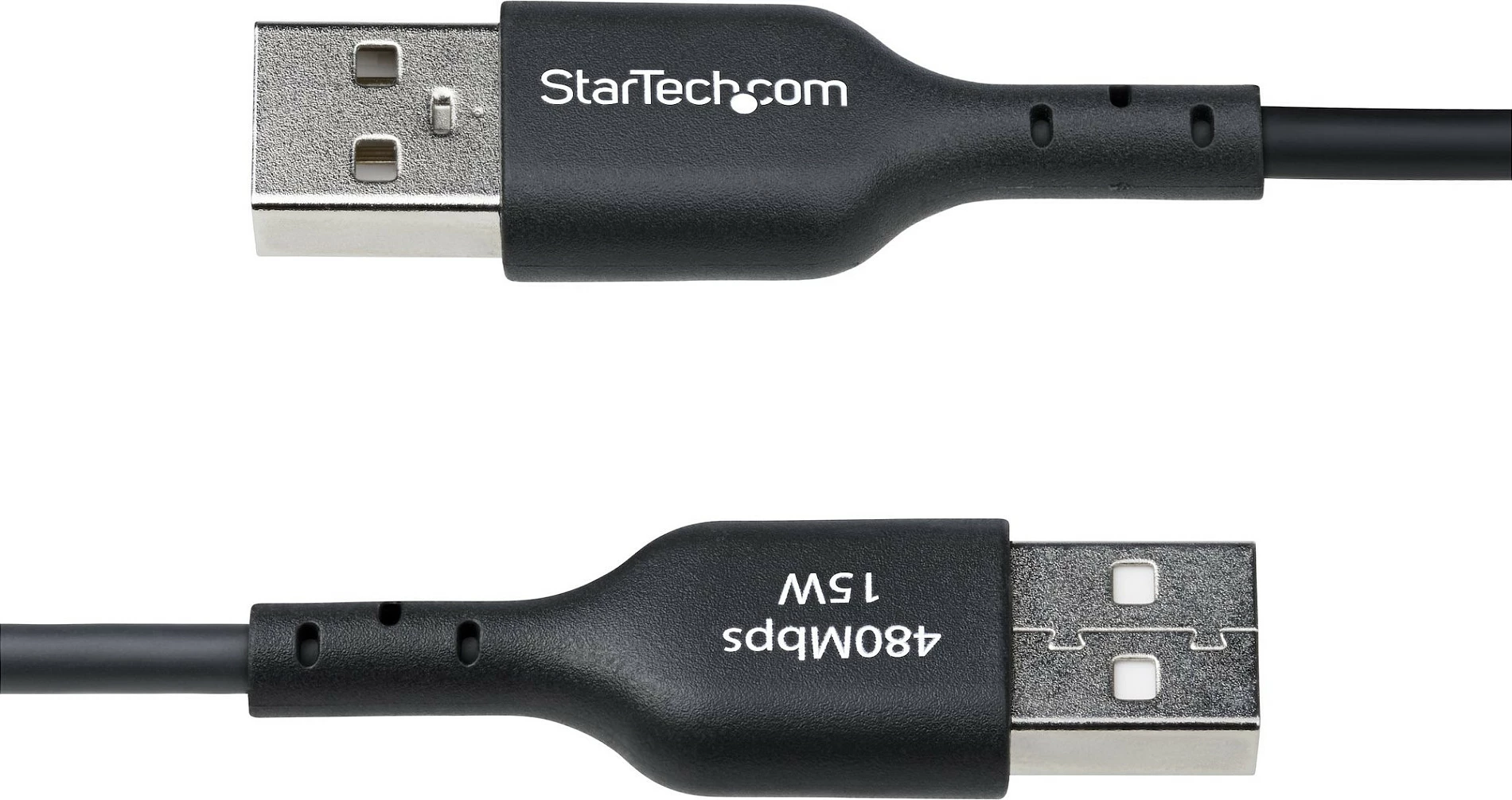Kabllo USB StarTech USB-A në USB-C, 1m, 3A 15W, USB 2.0, e zezë