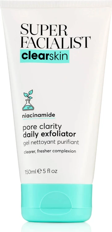 Xhel për fytyrë Super Facialist Clear Skin Pore Clarity Daily Exfoliator, 150ml