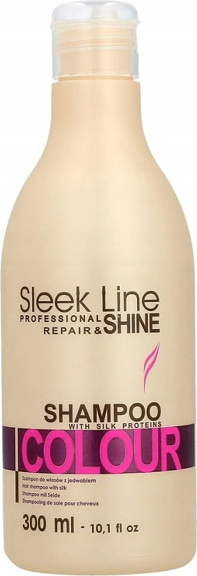 Shampon për femra Stapiz Sleek Line Colour me mëndafsh, 300ml
