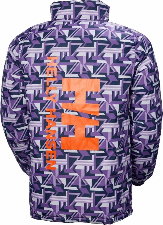 Jakne për meshkuj Helly Hansen YU 23 Revesible Puffer, ngjyrë vjollcë dhe blu marine [Madhësia: L]