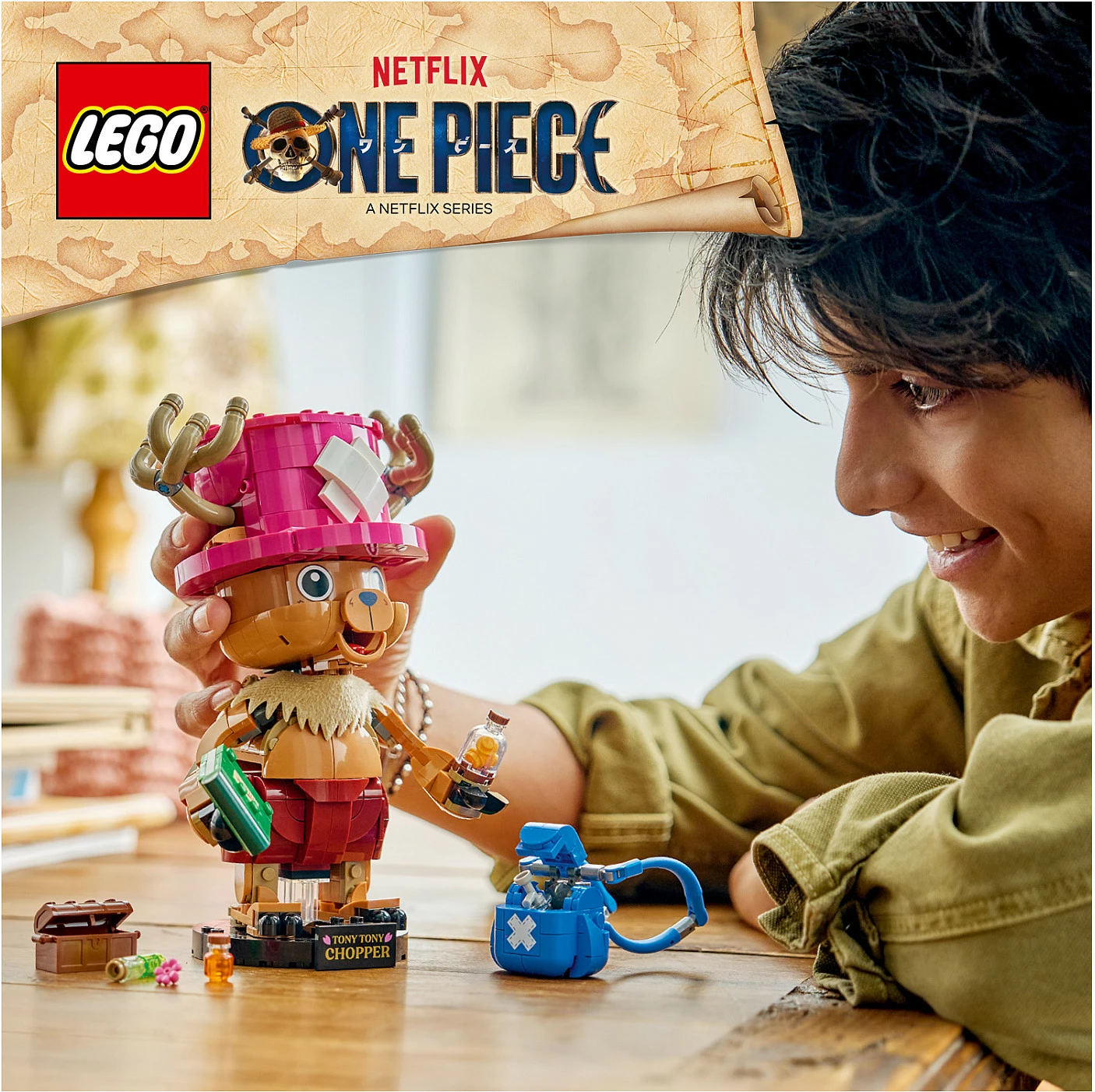Set LEGO One Piece 75643 Tony Tony Chopper, 577 copë, 9+, shumëngjyrësh
