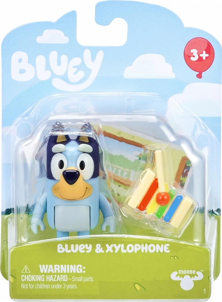 Figurinë Bluey Tm Toys BLU18040, Bingo & Dunny, plastikë, për fëmijë, shumëngjyrëshe, 1 copë