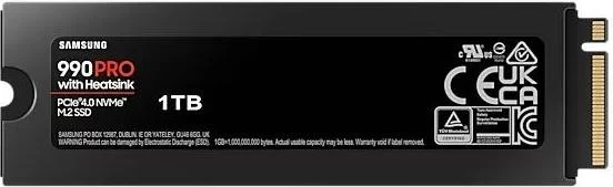 Disk SSD Samsung 990 PRO, 1TB, M.2 2280 PCI-E x4 Gen4 NVMe