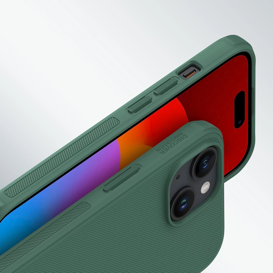 Mbështjellës Nillkin Super Frosted Shield Pro për iPhone 15 Pro, i zi