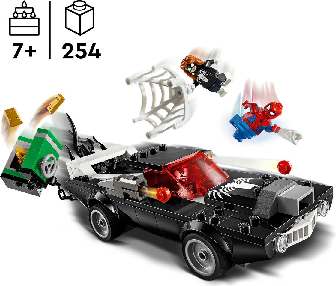 LEGO Marvel Spider-Man vs. Venom Muscle Car Construction Set 76309