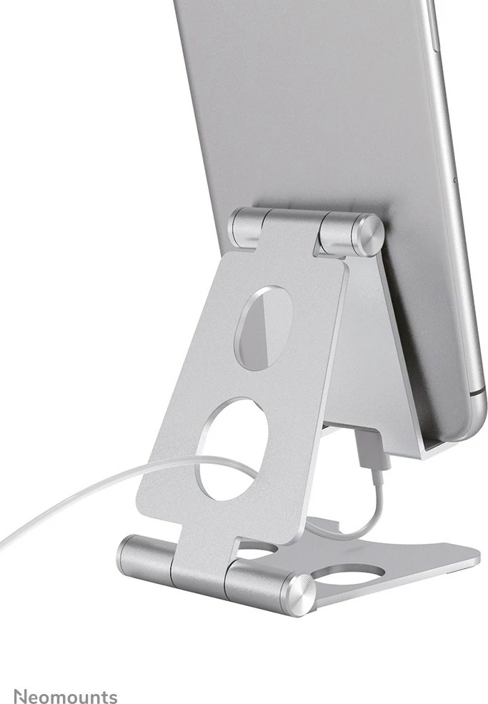 Mbështjellës tavoline Neomounts DS10-150SL1, për celular deri 4.7 inç, palueshëm, argjend