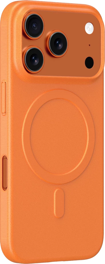 Mbështjellës AmazingThing Minimal Air Case për iPhone 17 Pro Max, kompatibil me MagSafe, 0.6 mm, TPU, përfundim mat, portokalli